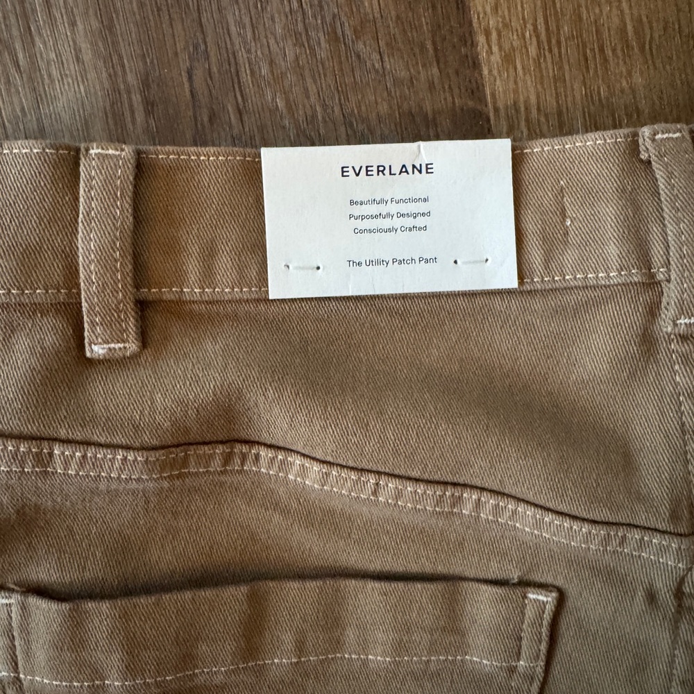 Everlane NWT utility patch pants - Picture 3 of 4